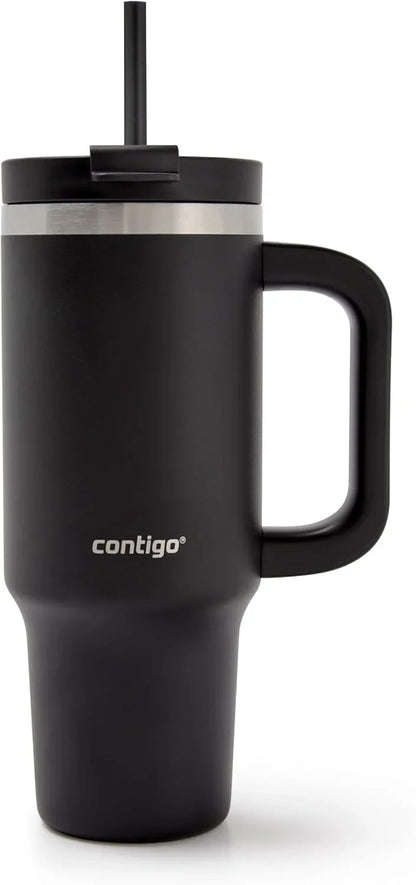 Contigo Streeterville 40oz Tumbler, Stainless Steel Vacuum Insulated, Leak-Proof, Cold for 29 Hours, Salt