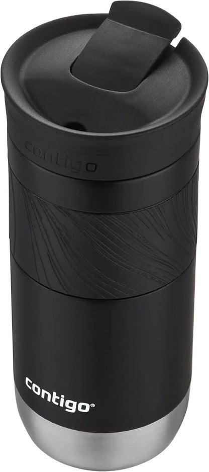 Contigo Byron 2.0 Thermo, Stainless Steel Insulated Snapseal Closure, Coffee Mug to go, 100% Leak Proof, Dishwasher Safe lid, BPA Free, Keeps Warm up to 6 Hours, 470 ml