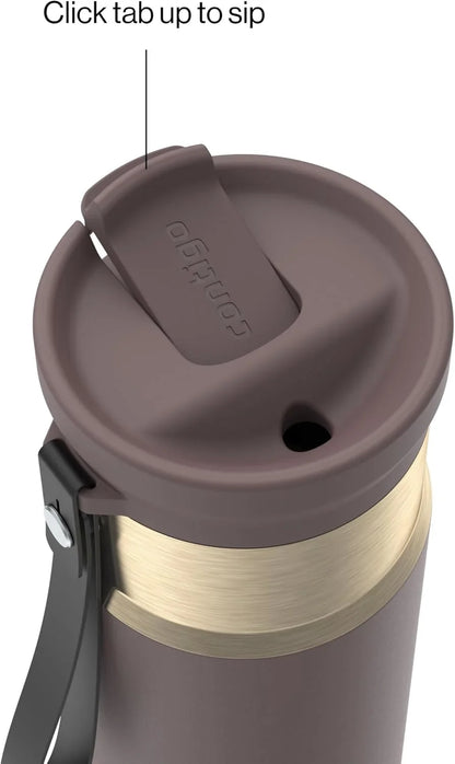 Contigo SnapSeal 24 oz Stainless Steel Vacuum-Insulated Water Bottle with Leakproof AutoClose Lid, Carry Strap & Reusable Straw, BPA-Free & Lead-Free, Dishwasher Safe