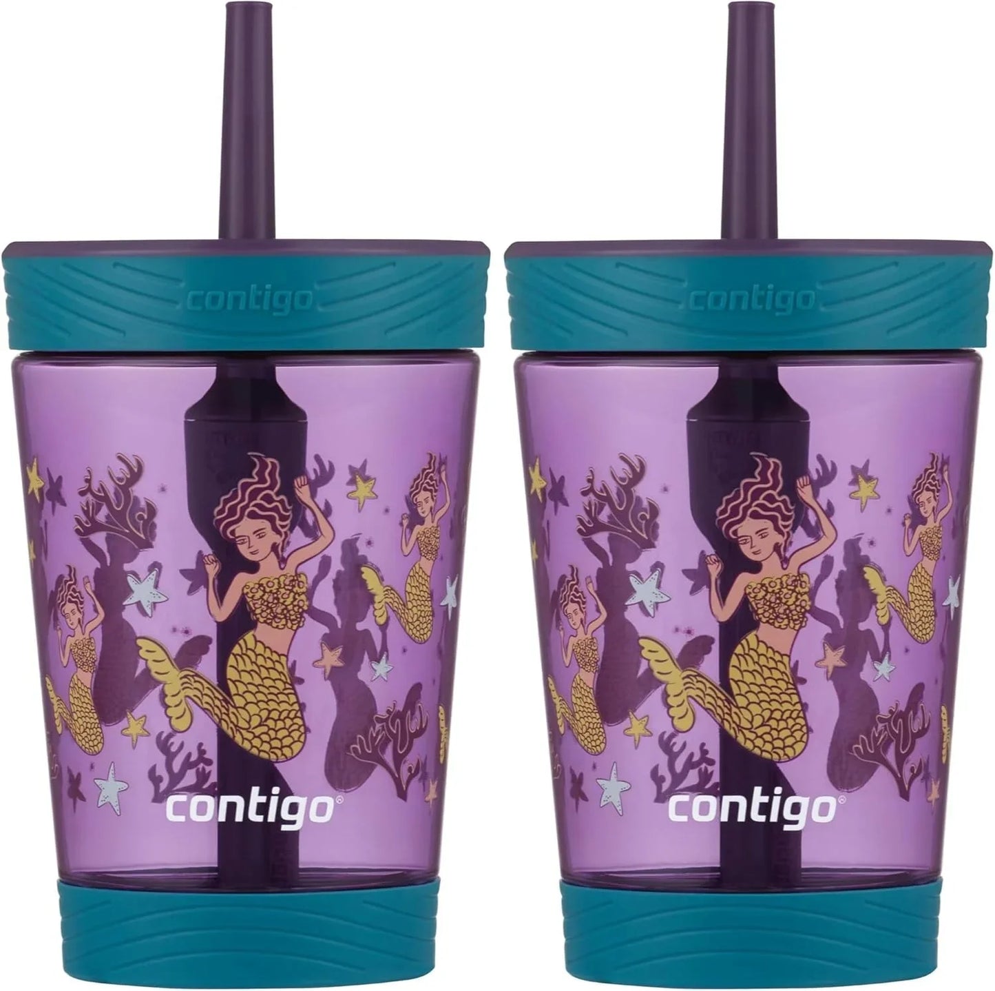 Contigo Kids Spill-Proof Tumbler with Straw 14 oz. 2 Pack