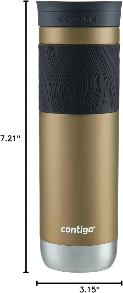Contigo Byron 2.0 Stainless Steel Travel Mug with SNAPSEAL Lid and Grip 20oz. Juniper