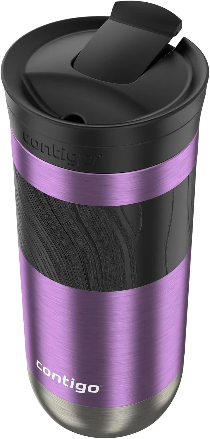 Contigo Byron 2.0 Stainless Steel Travel Mug with SNAPSEAL Lid and Grip 20oz. Juniper