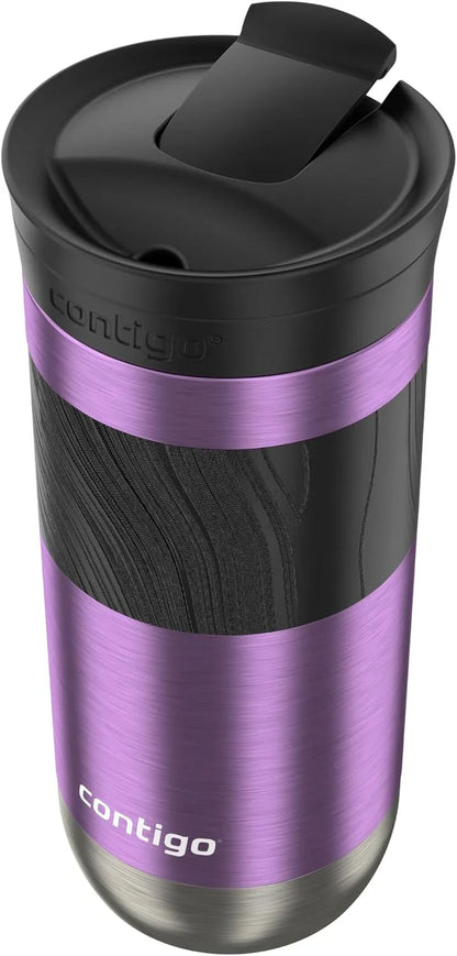 Contigo Byron 2.0 Stainless Steel Travel Mug with SNAPSEAL Lid and Grip 20oz. Juniper