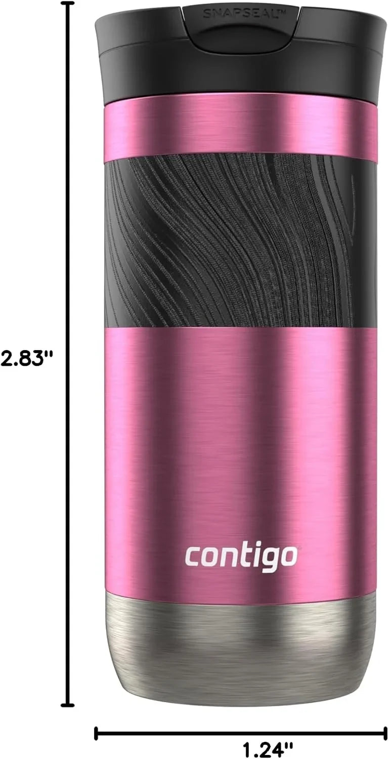 Contigo Byron 2.0 Stainless Steel Travel Mug with SNAPSEAL Lid and Grip 20oz. Juniper