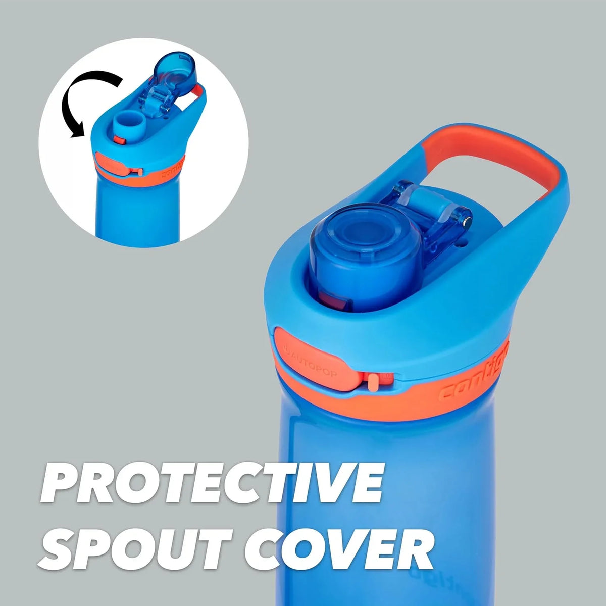 Contigo Jessie Autopop Kids Drinking Water Bottle | Leakproof | 420 ml