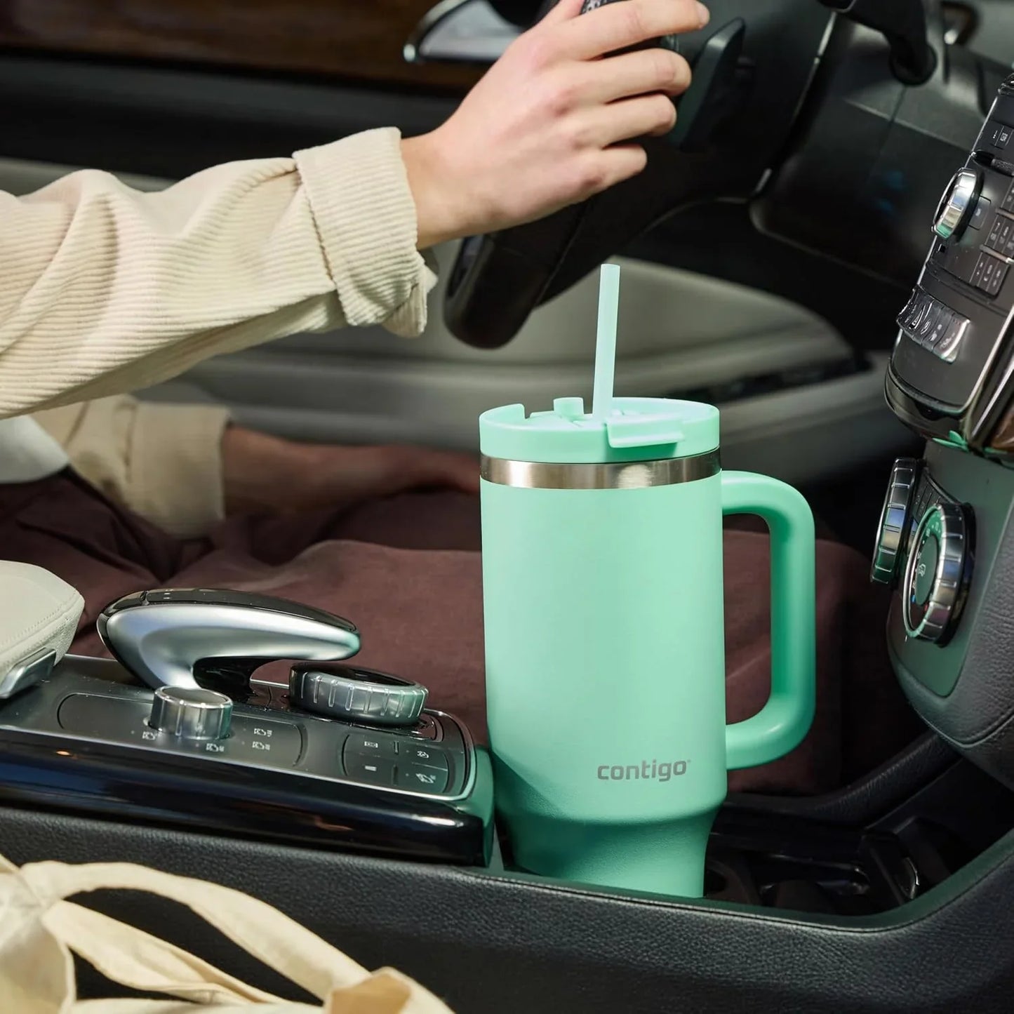 Contigo Streeterville 40oz Tumbler, Stainless Steel Vacuum Insulated, Leak-Proof, Cold for 29 Hours, Salt
