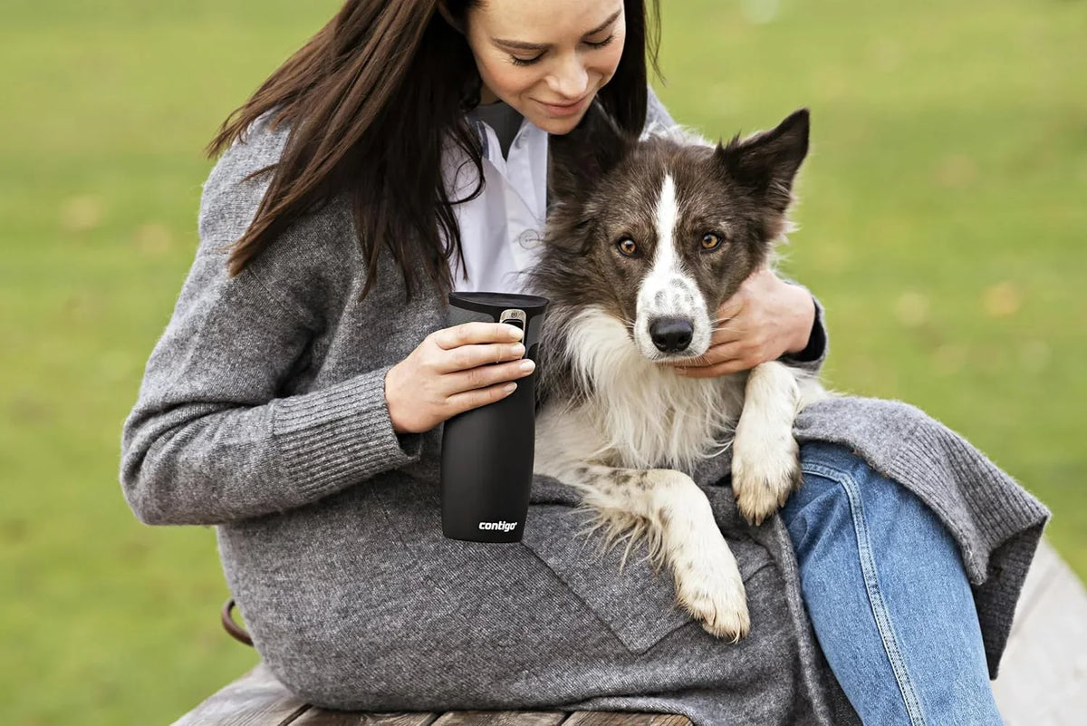 Contigo West Loop Autoseal Travel Mug, Stainless Steel Thermal Mug, Vacuum Flask, Leakproof Tumbler, Coffee Mug with BPA-Free Easy-Clean Lid