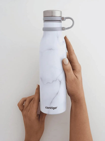 Contigo Matterhorn Couture Water Bottle, Stainless Steel BPA-Free Insulated Drinks Bottle, 100% Leak-Proof Vacuum Flask, Thermalock Keeps Beverages up to 24h Cold or 10h hot, 590 ml