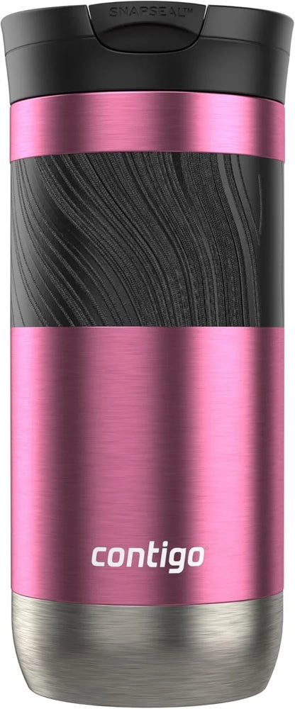 Contigo Byron 2.0 Stainless Steel Travel Mug with SNAPSEAL Lid and Grip 20oz. Juniper