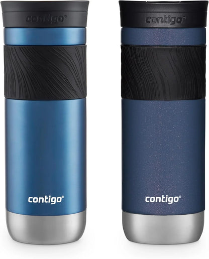Contigo Byron 2.0 Stainless Steel Travel Mug with SNAPSEAL Lid and Grip 20oz. Juniper