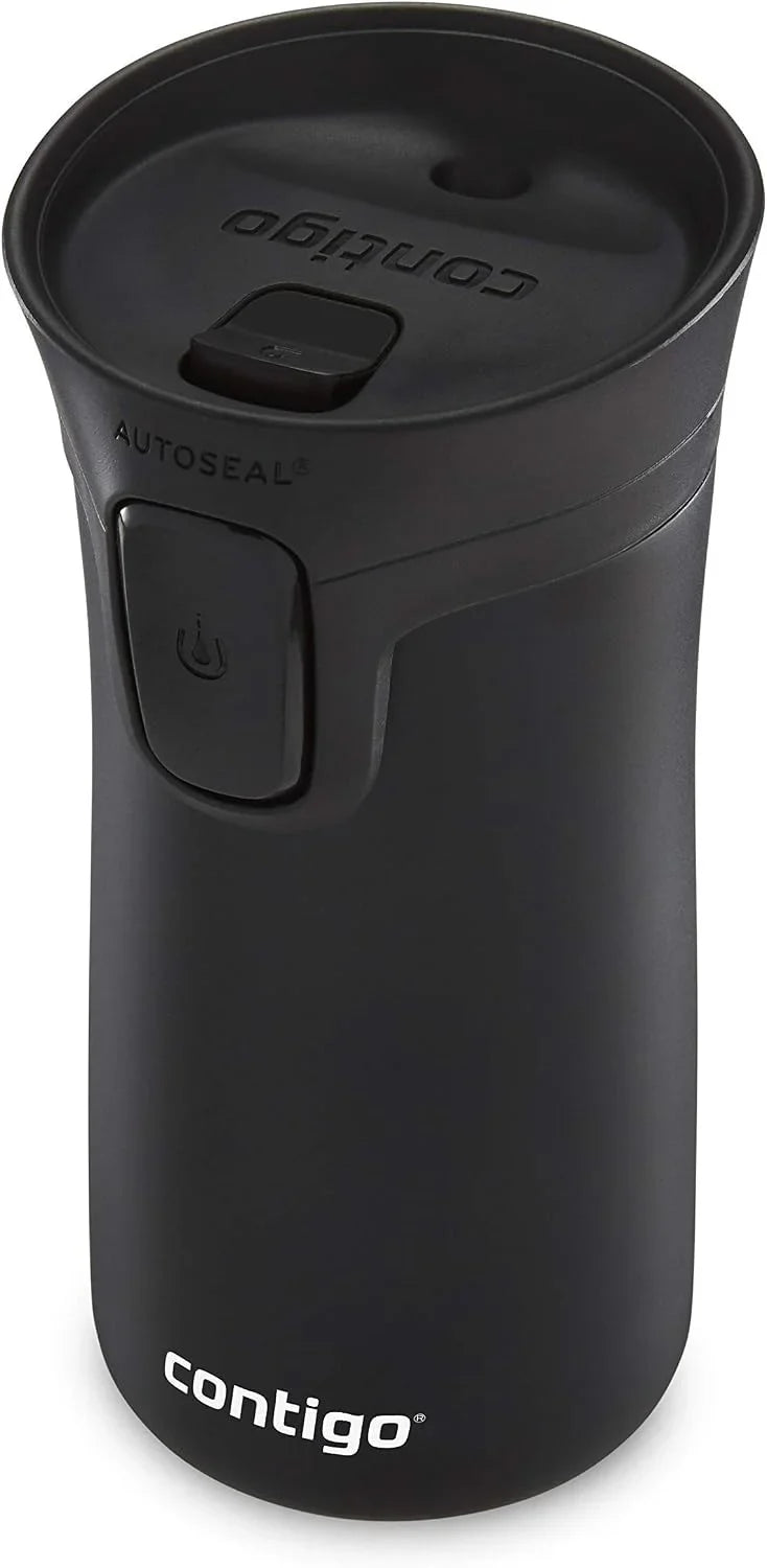 Contigo Pinnacle Autoseal Travel Mug, Stainless Steel Thermal Mug, Vacuum Flask, Leakproof Tumbler, Coffee Mug with BPA Free Easy-Clean Lid, 300 ml, Tans Matte
