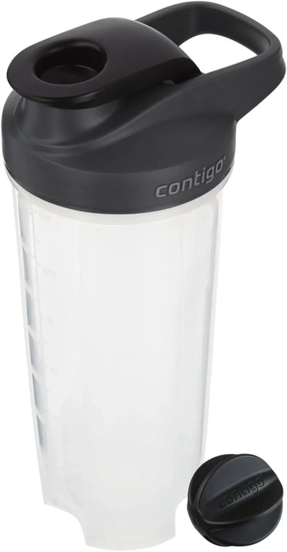 Contigo - 70290 Contigo Shake & Go Fit Snap Lid Shaker Bottle, 28 oz, Black