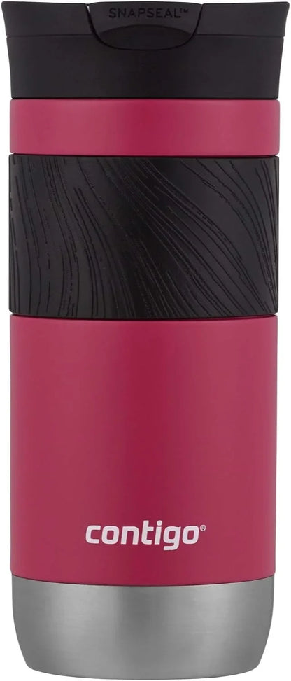 Contigo Byron 2.0 Stainless Steel Travel Mug with SNAPSEAL Lid and Grip 20oz. Juniper
