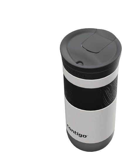 Contigo Byron 2.0 Thermo, Stainless Steel Insulated Snapseal Closure, Coffee Mug to go, 100% Leak Proof, Dishwasher Safe lid, BPA Free, Keeps Warm up to 6 Hours, 470 ml