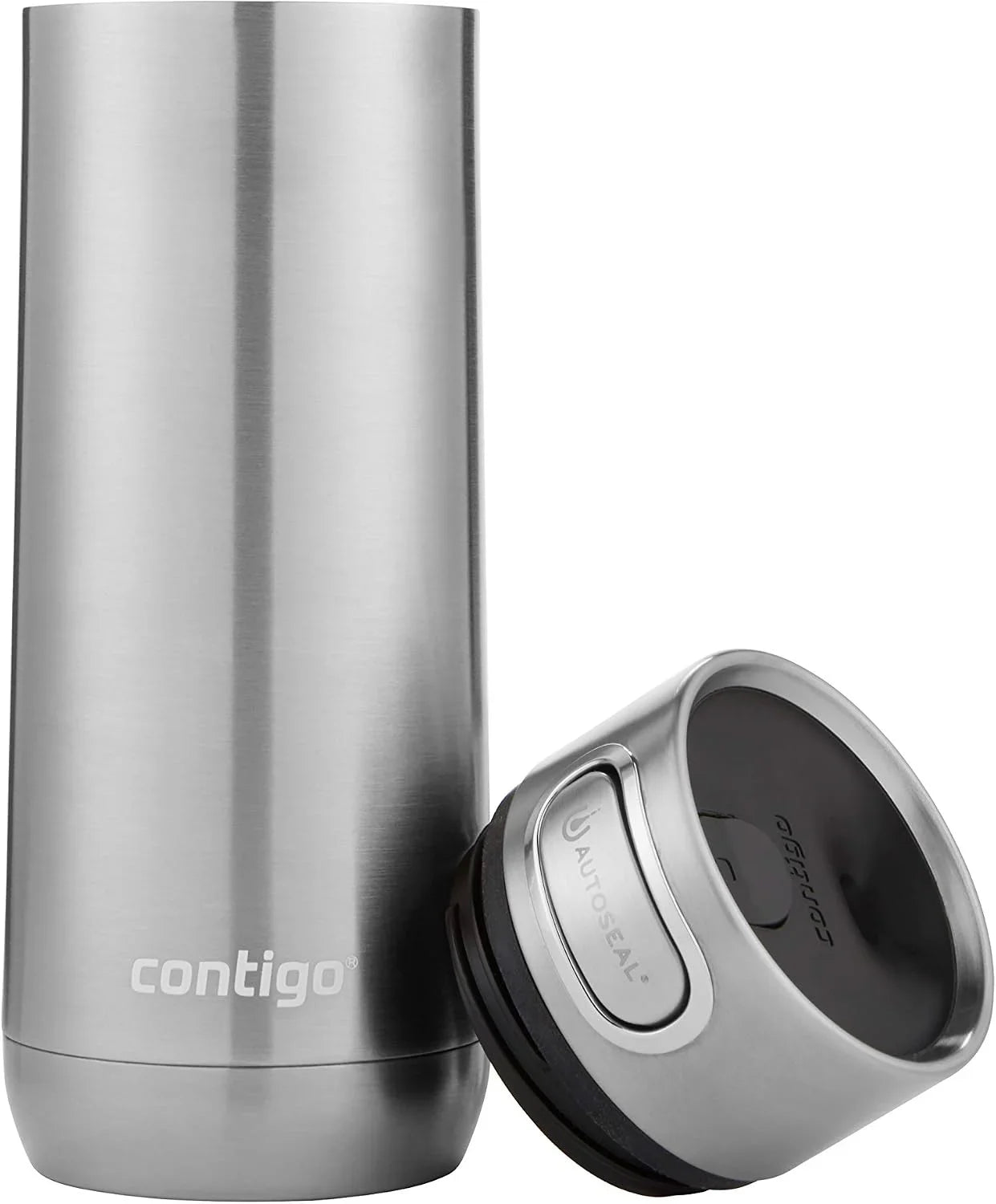Contigo Luxe Autoseal 360 ml Stainless Steel Thermal Mug, Vacuum Flask, Leakproof Tumbler, Dishwasher Safe, Coffee Mug with BPA Free Easy-Clean Lid, Cornflower