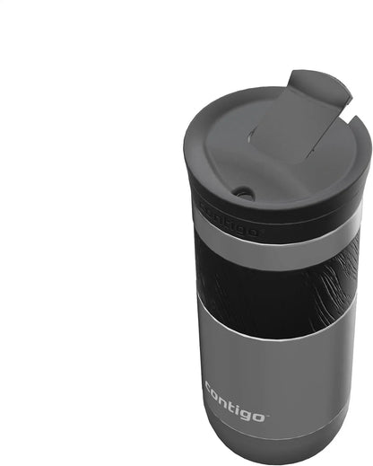 Contigo Byron 2.0 Thermo, Stainless Steel Insulated Snapseal Closure, Coffee Mug to go, 100% Leak Proof, Dishwasher Safe lid, BPA Free, Keeps Warm up to 6 Hours, 470 ml
