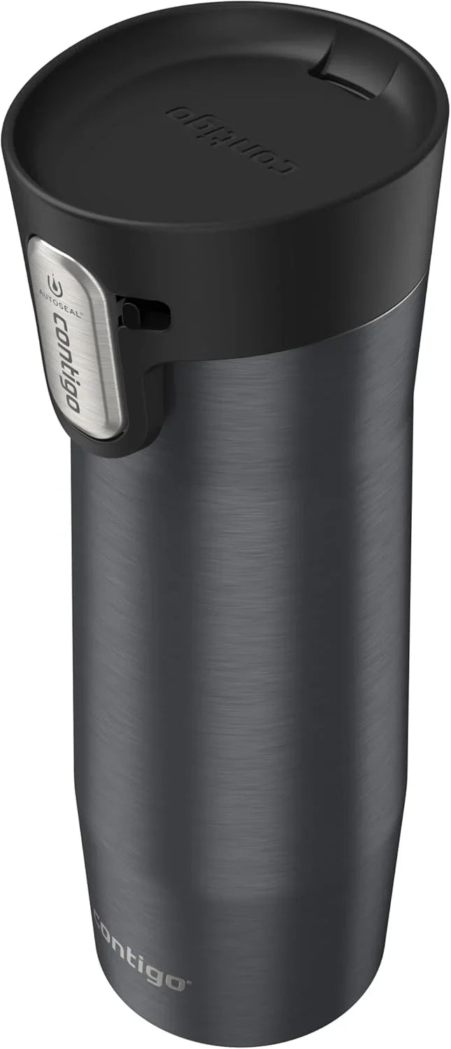 Contigo AUTOSEAL West Loop Vacuum-Insulated Stainless Steel Travel Mug with Easy-Clean Lid 24 oz Crystal Agave