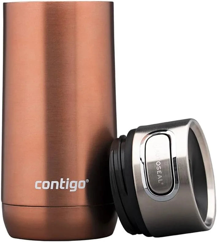 Contigo Luxe Autoseal 360 ml Stainless Steel Thermal Mug, Vacuum Flask, Leakproof Tumbler, Dishwasher Safe, Coffee Mug with BPA Free Easy-Clean Lid, Cornflower