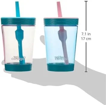 Contigo Kids Spill-Proof Tumbler with Straw 14 oz. 2 Pack