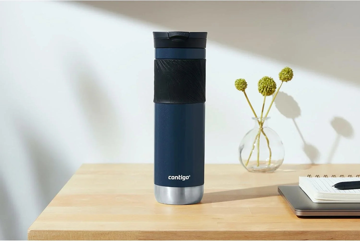 Contigo Byron 2.0 Stainless Steel Travel Mug with SNAPSEAL Lid and Grip 20oz. Juniper