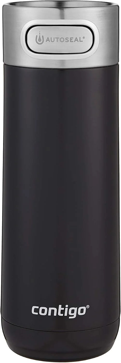 Luxe Autoseal Travel Mug, Stainless Steel Thermal Mug, Vacuum Flask, Leakproof Tumbler, Dishwasher Safe, Coffee Mug with BPA Free Easy-Clean Lid, 360 ml