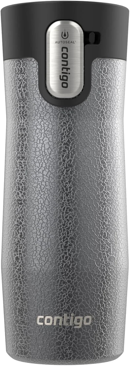 Contigo AUTOSEAL West Loop Vacuum-Insulated Stainless Steel Travel Mug with Easy-Clean Lid 24 oz Crystal Agave