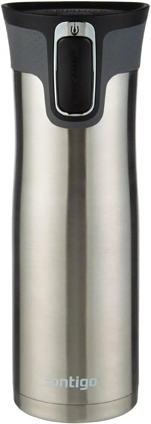 Contigo AUTOSEAL West Loop Vacuum-Insulated Stainless Steel Travel Mug with Easy-Clean Lid 24 oz Crystal Agave
