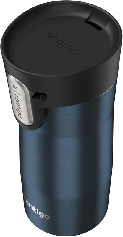 Contigo AUTOSEAL West Loop Vacuum-Insulated Stainless Steel Travel Mug with Easy-Clean Lid 24 oz Crystal Agave