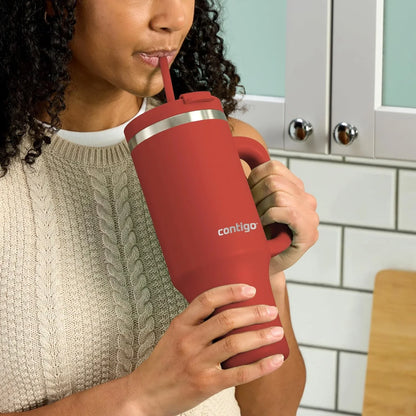 Contigo Streeterville 40oz Tumbler, Stainless Steel Vacuum Insulated, Leak-Proof, Cold for 29 Hours, Salt