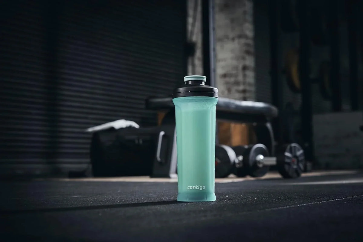 Contigo Shake & Go 2.0 Protein Shaker Bottle with Mixer Ball | Large BPA Free Blender | Ideal for Protein Powder, Nutrition Shakes or Smoothies | Leak Proof Sports Bottle | 820 ml