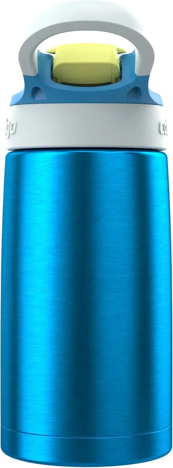 Contigo AUTOSPOUT Water Bottle, 13 oz, Coral Blue/Poppy