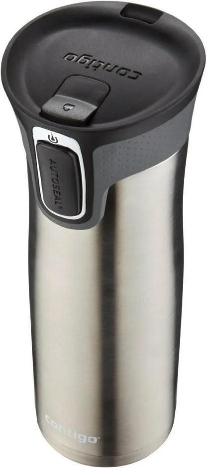 Contigo AUTOSEAL West Loop Vacuum-Insulated Stainless Steel Travel Mug with Easy-Clean Lid 24 oz Crystal Agave