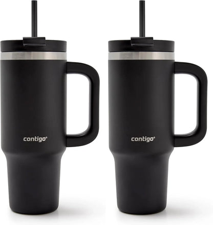 Contigo Streeterville 40oz Tumbler, Stainless Steel Vacuum Insulated, Leak-Proof, Cold for 29 Hours, Salt