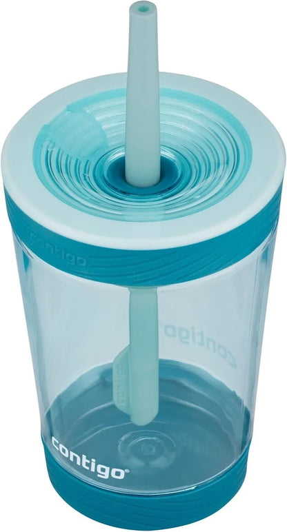 Contigo Kids Spill-Proof Tumbler with Straw 14 oz. 2 Pack