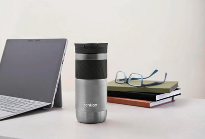 Contigo Byron 2.0 Thermo, Stainless Steel Insulated Snapseal Closure, Coffee Mug to go, 100% Leak Proof, Dishwasher Safe lid, BPA Free, Keeps Warm up to 6 Hours, 470 ml